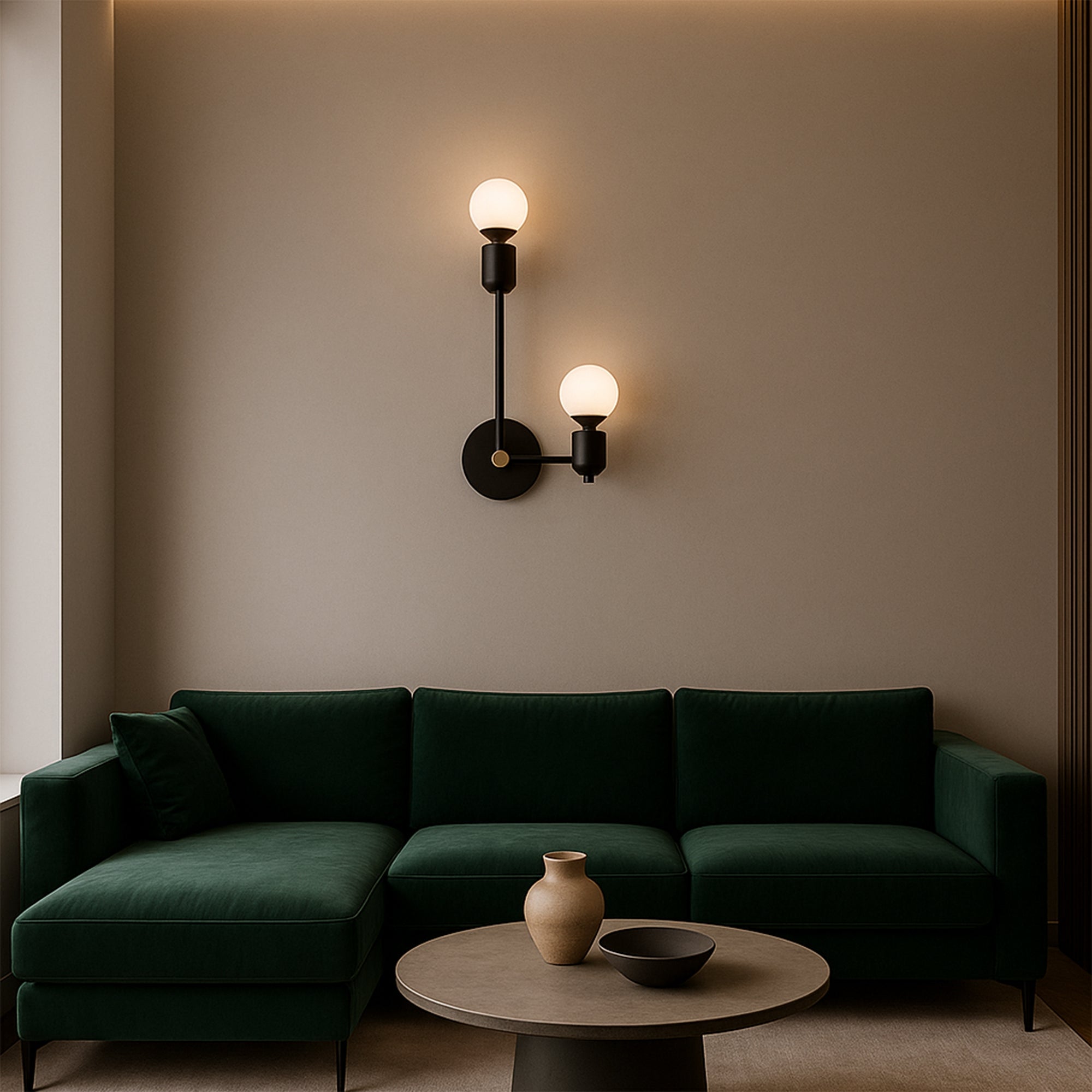 Kinkiet APP1707-2W Czarny  5