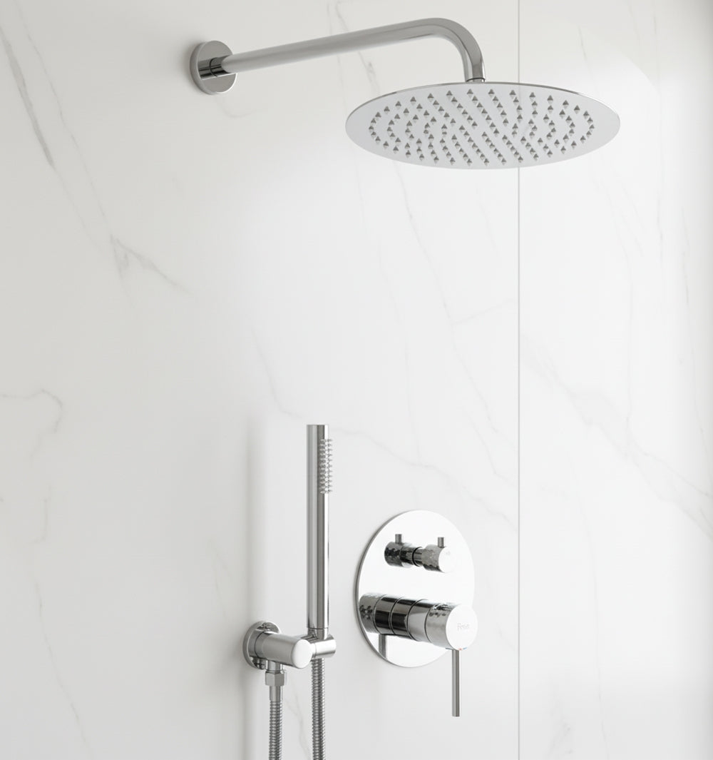 Zestaw Natryskowy Podtynkowy Rea Lungo Diamond Chrom + Box  3