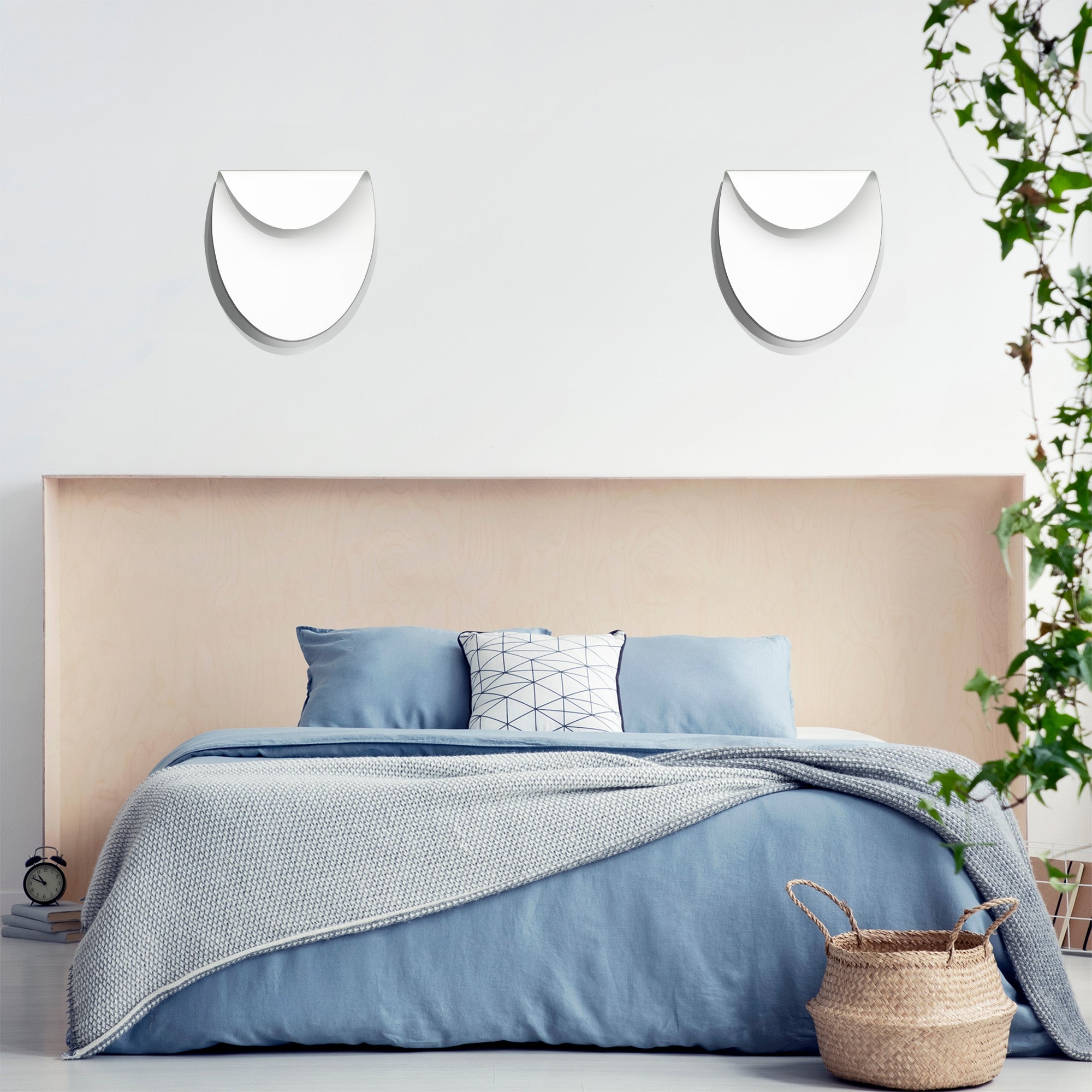 LAMPA ŚCIENNA KINKIET APP1428-W BIAŁA  2