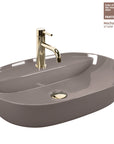 Umywalka REA Aura 61 Beige Shiny  1