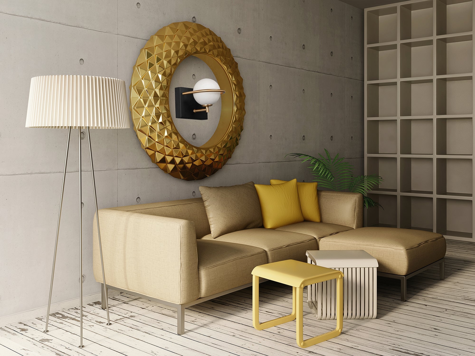 LAMPA ŚCIENNA KINKIET APP1220-1W Czarno Złota  3