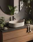 Umywalka nablatowa Rea Nicoletta Beige  7