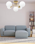 Lampa Sufitowa Złota APP1575-5C  6