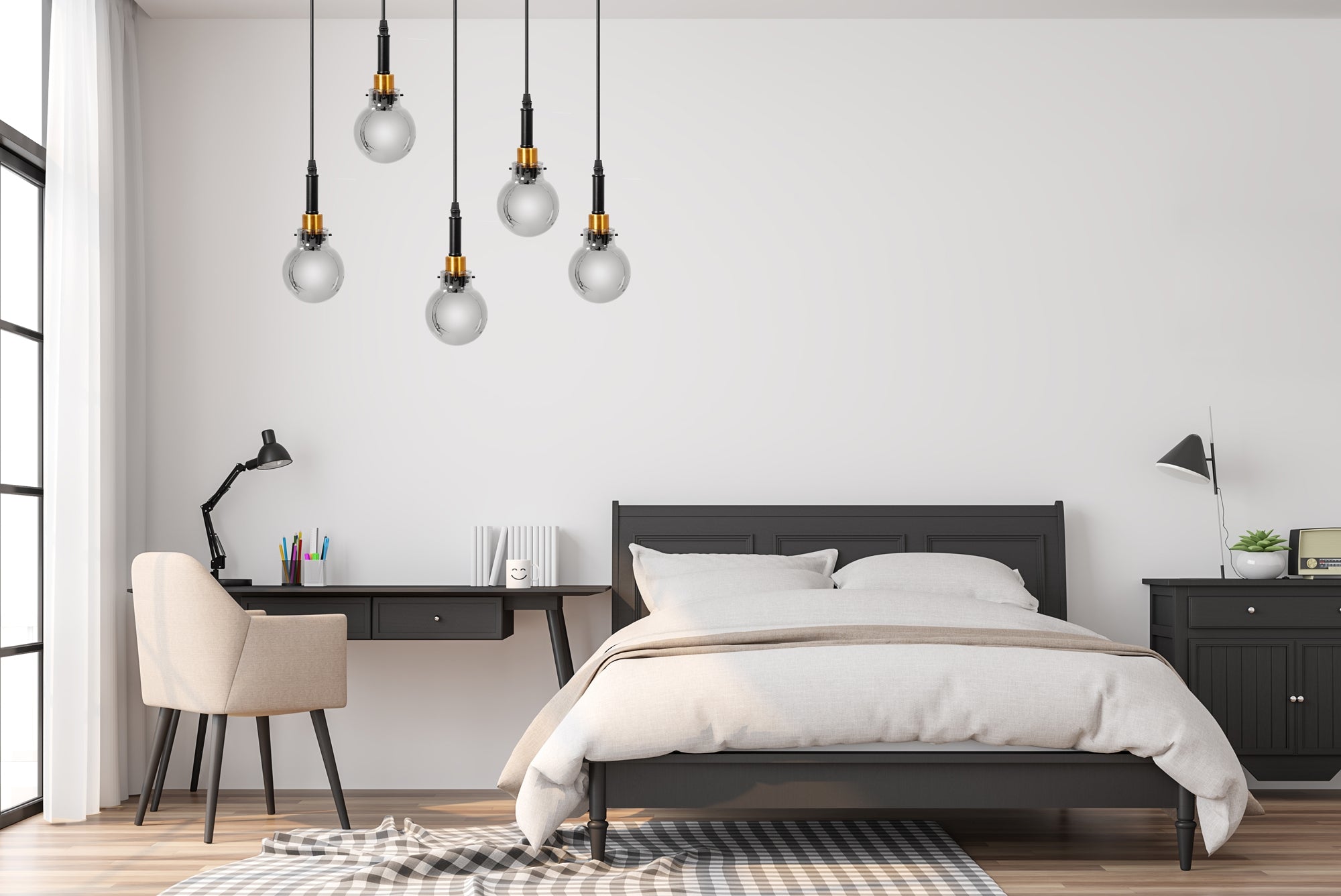 Lampa Wisząca APP1126-5CP  3