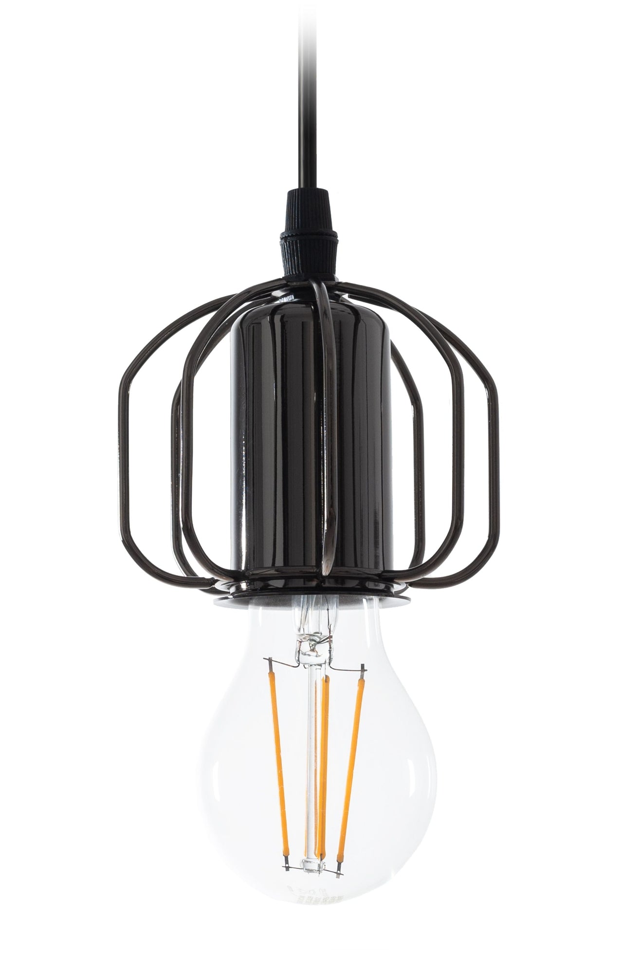 Lampa sufitowa wisząca w stylu loft  APP595-1CP Czarna  9