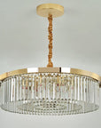 Lampa kryształowa wisząca APP1531-8CP4 Złota  5