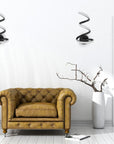 LAMPA ŚCIENNA KINKIET LED SPRING UP APP829-W Czarny MATT