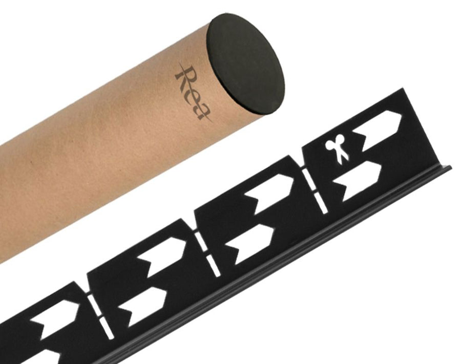 Listwa spadkowa brodzikowa 120cm Czarna