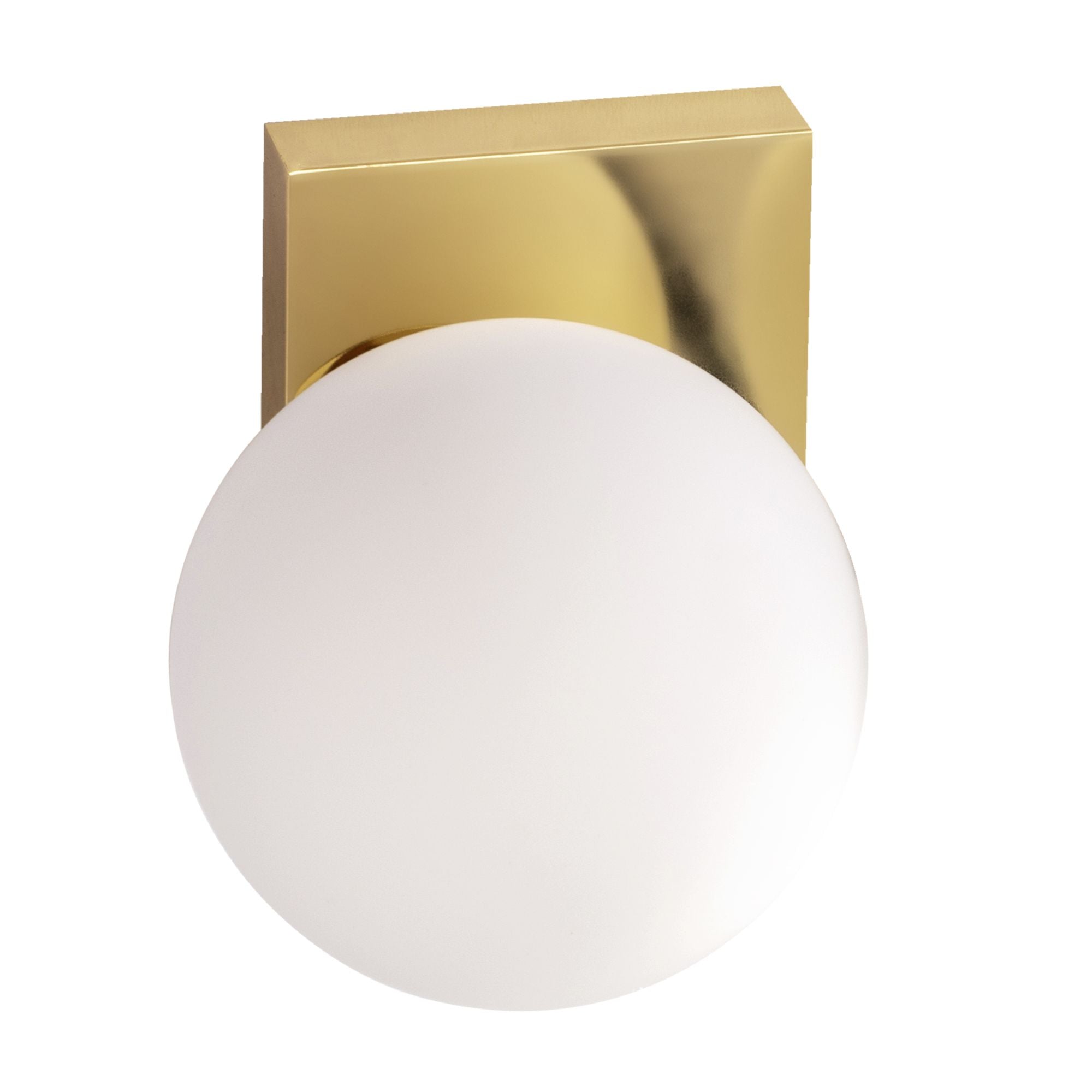 Lampa Ścienna Kinkiet Szklana Kula APP1009-1W Złota