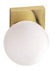 Lampa Ścienna Kinkiet Szklana Kula APP1009-1W Złota