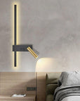 LAMPA ŚCIENNA KINKIET APP1439-W BLACK GOLD