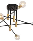 LAMPA SUFITOWA WISZĄCA APP733-8C Złota