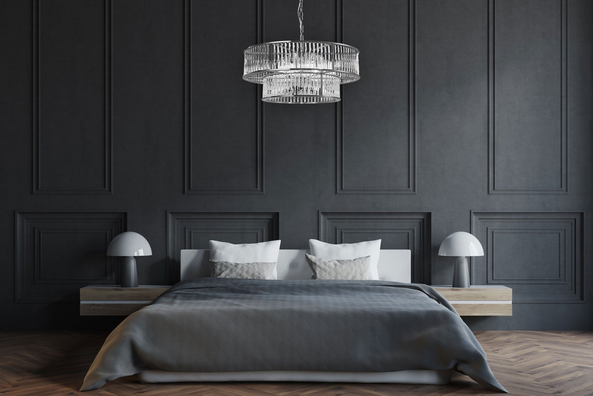 Lampa Kryształowa Wisząca APP1563-8CP Chrom  9