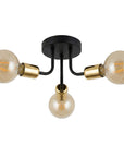 Lampa Wisząca APP1117-3C Czarno Złota  1