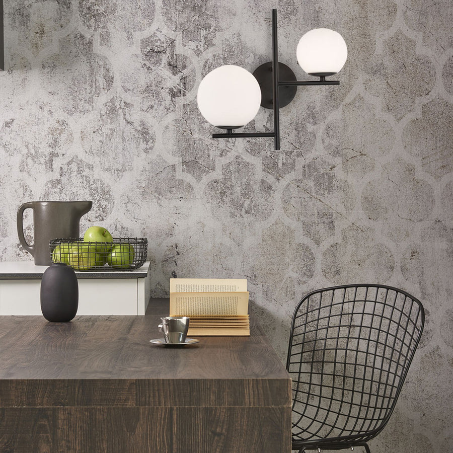 LAMPA ŚCIENNA KINKIET APP1170-2W  Czarny