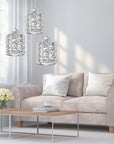 Lampa Sufitowa Kryształ APP729-3CPR Srebrna