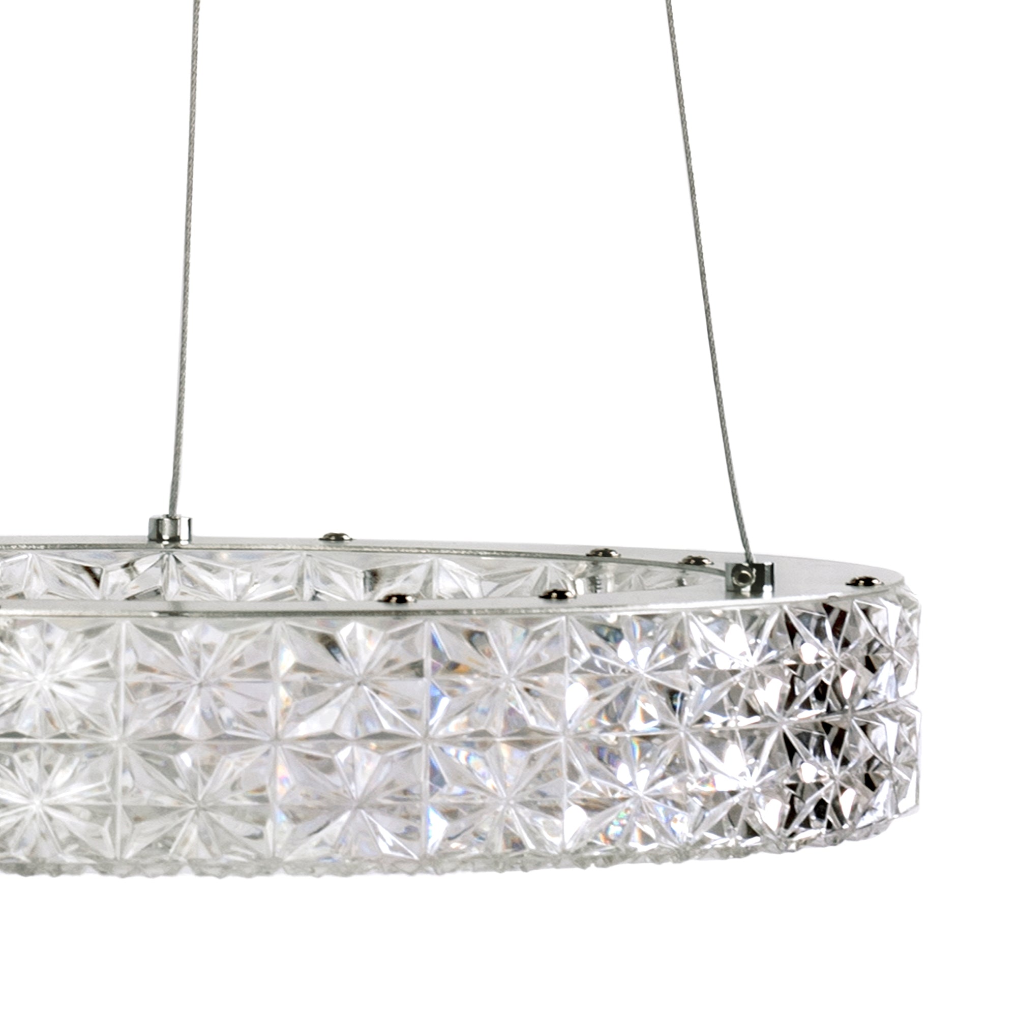 Lampa Wisząca Led Ms004-cp 40cm Chrom  3