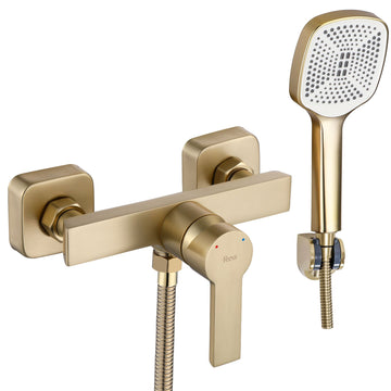 Bateria prysznicowa REA ARGUS ZŁOTA SZCZOTKOWANA GOLD BRUSH