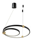Lampa Ring led + pilot APP692-30-50 Czarna