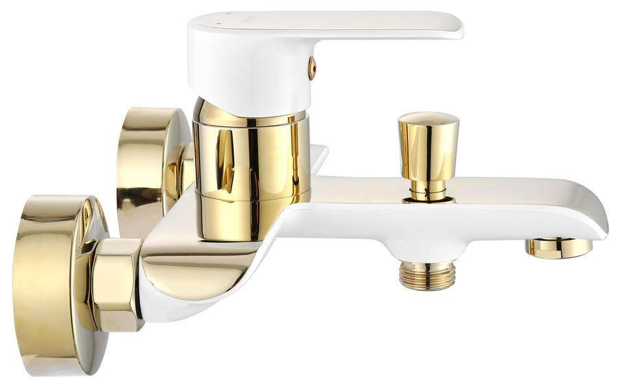 Bateria wannowa REA BLOOM biało złota White Gold