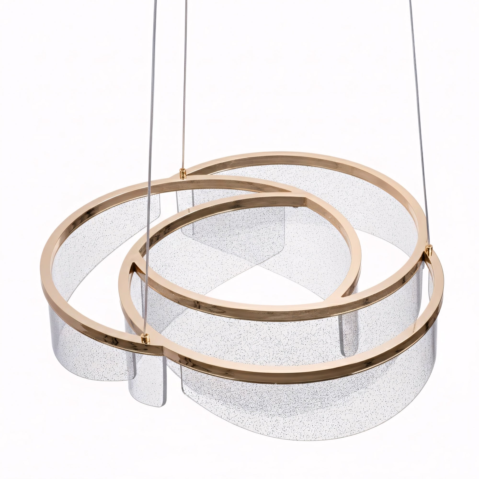 Lampa Sufitowa Wisząca Led G138-cp 50cm Złota  4