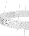 Lampa Wisząca Led Kryształowa Ms008-cp Chrom  3