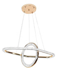 Lampa Wisząca Led G034-cp Złota  1