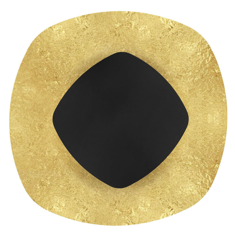LAMPA ŚCIENNA KINKIET APP1270 CZARNA/ZŁOTA
