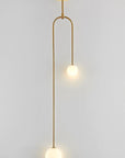 Lampa Sufitowa Wisząca Szklane Kule APP964-2CP Złota