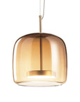 Lampa Sufitowa Wisząca Szklana Amber APP613-1CP