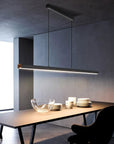 Lampa sufitowa wisząca Led APP1448-CP Czarna 100cm