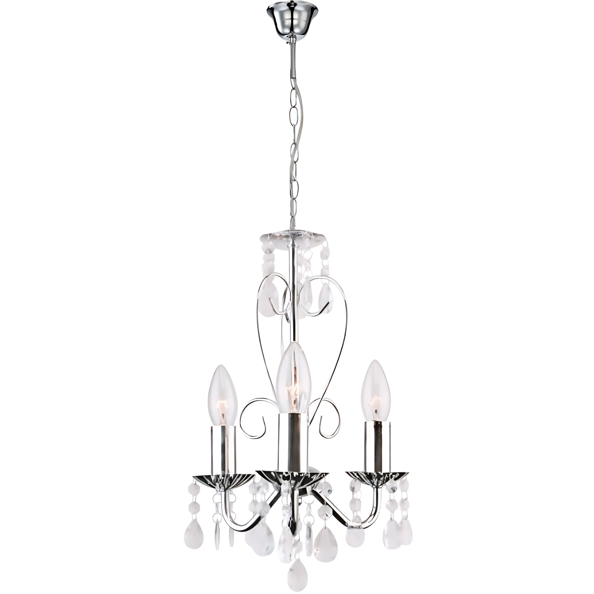 Lampa Sufitowa Wisząca Ebt011-3cp Chrom  1