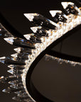 Kryształowa Lampa Sufitowa Led APP1609-3C Złota  2