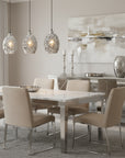 Lampa wisząca szklana APP564-1CP CHROM  4