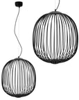 Lampa Sufitowa Wisząca APP967-1CP Czarna  1