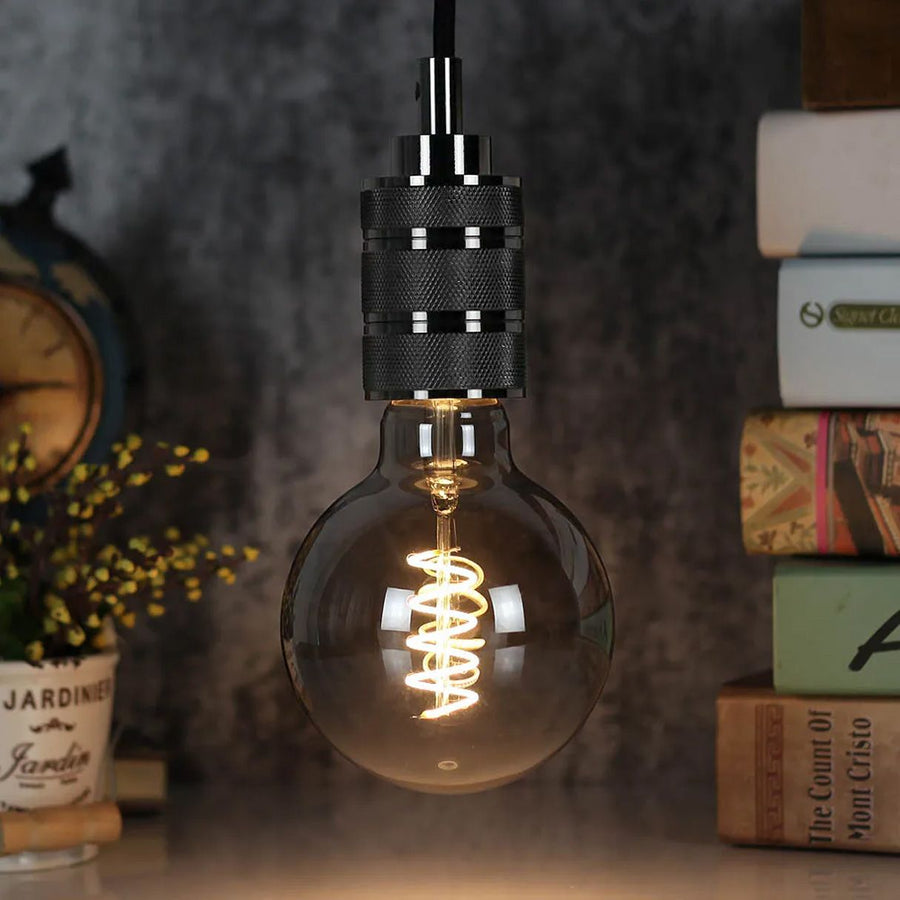 Lampa Sufitowa Wisząca Oprawka APP342-1CP CZARNA