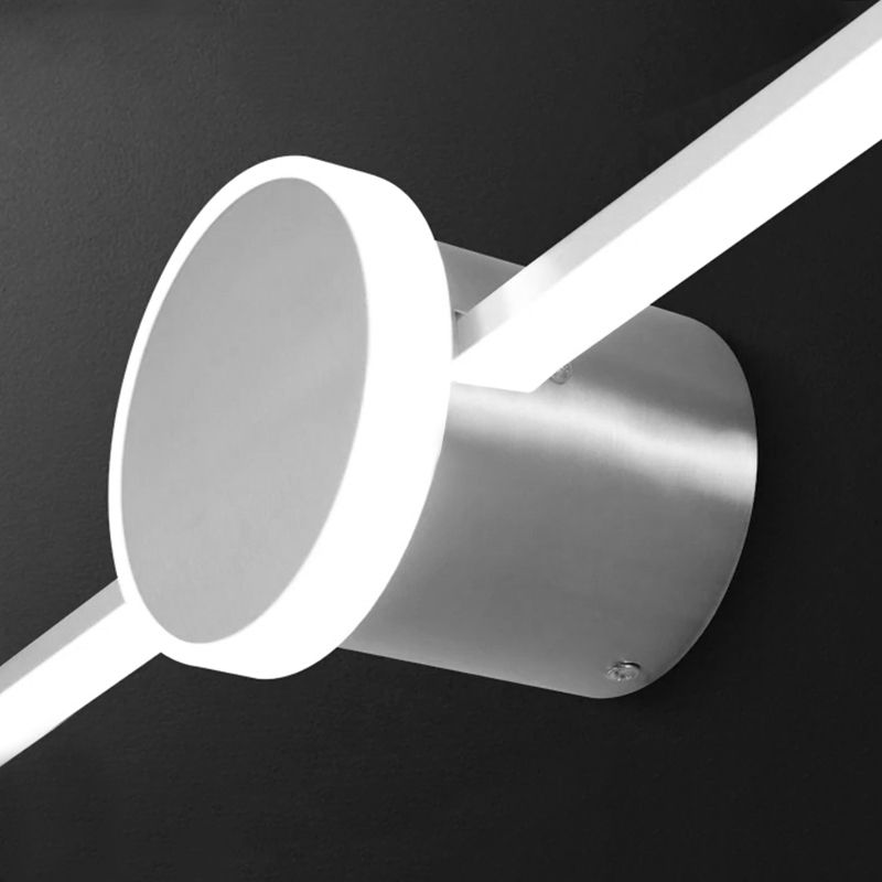 Kinkiet łazienkowy LED Round Chrom 40cm APP845-1W