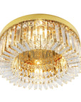 Lampa Kryształowa Plafon APP1729-8C 60 Cm Złota  1