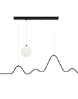 Lampa Wisząca Led Lhj033-cp 120 Cm Czarna  1