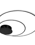 LAMPA SUFITOWA Z PILOTEM PLAFON LED APP802-C Czarna