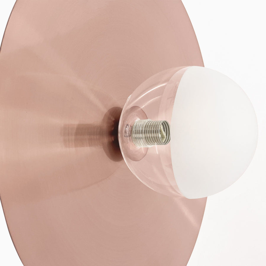 LAMPA ŚCIENNA KINKIET APP1420-W CZARNA/różowe złoto