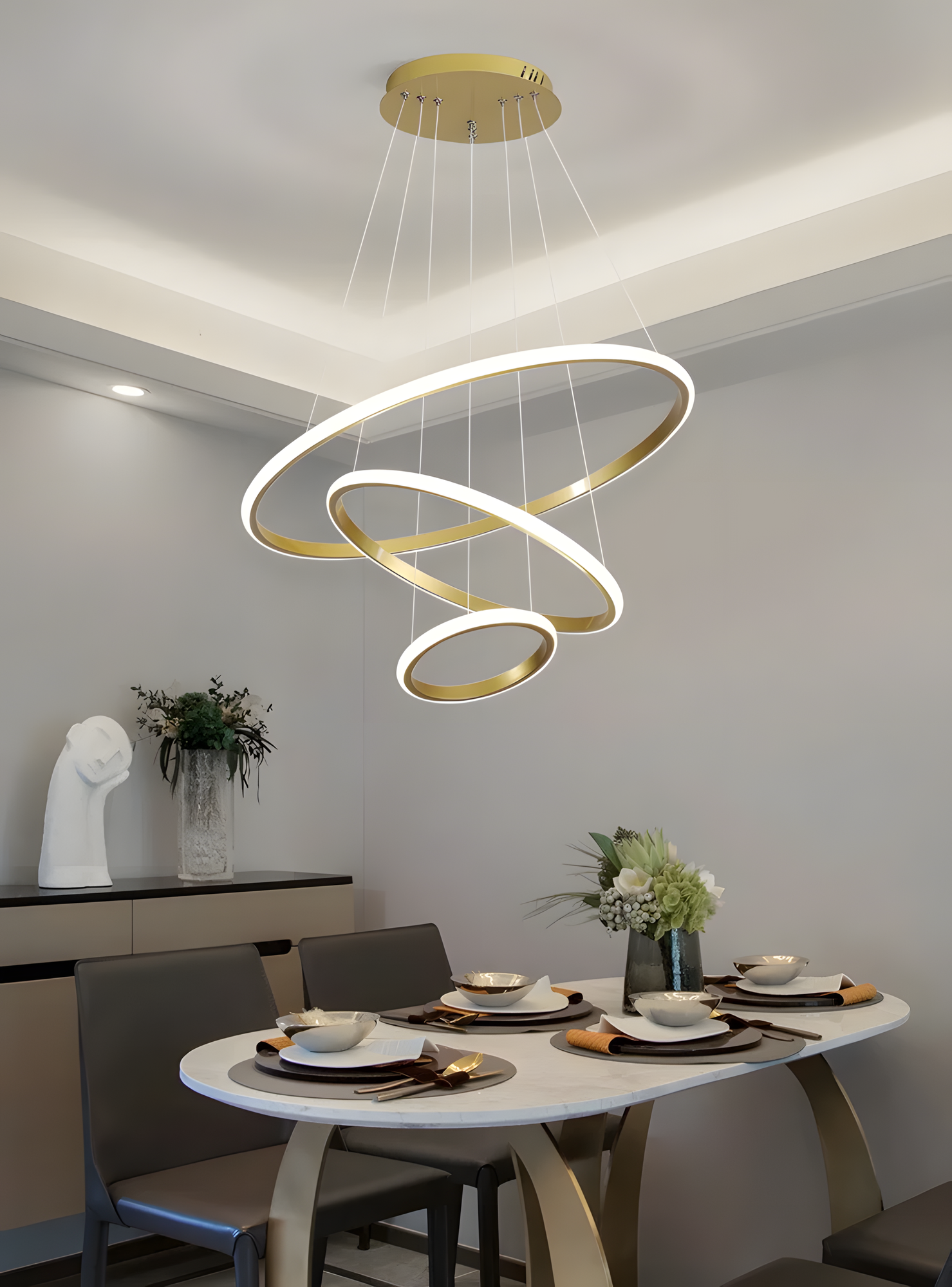 Lampa Wisząca Lhj010-cp4 Brush Gold  6