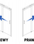 Kabina prysznicowa Rea Nixon 90x130 Lewa