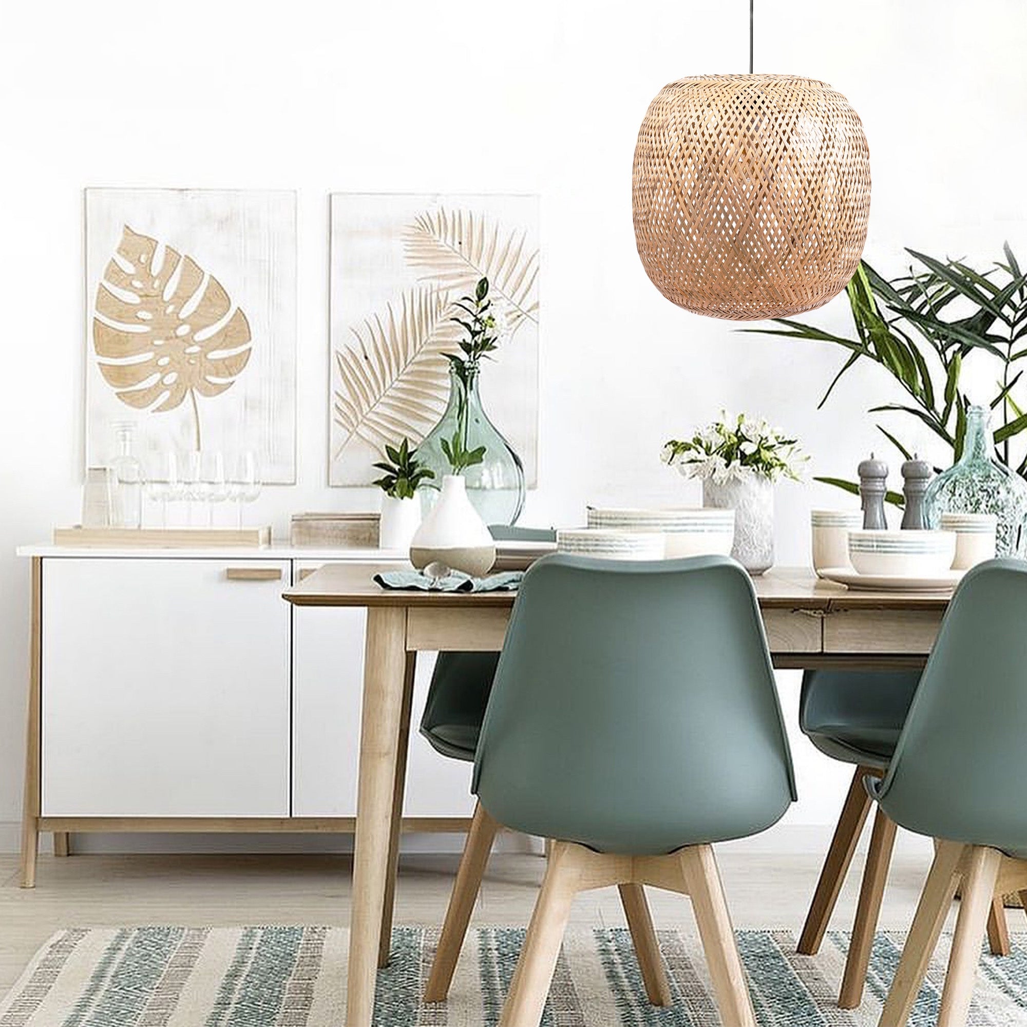 LAMPA SUFITOWA WISZĄCA BOHO NATURAL APP1326-1CP  2