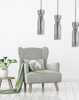 Lampa Sufitowa Wisząca Szklana APP900-1CP Dark