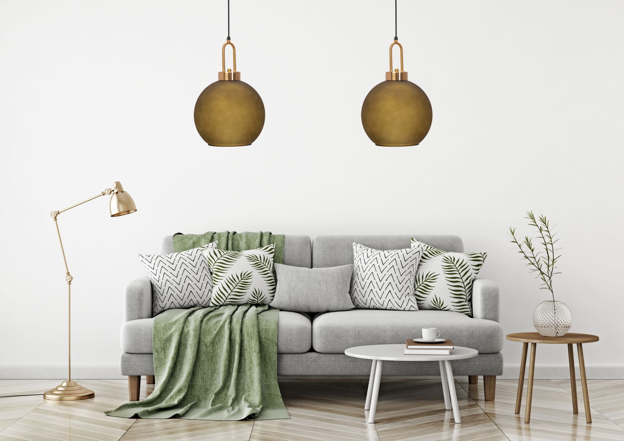 Lampa Sufitowa Wisząca Szklana Mat Kula 25cm APP627-1CP