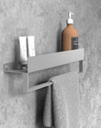 Półka łazienkowa wannowa SF01 45cm stal szczotkowana  3