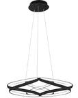 Lampa sufitowa nowoczesna LED + PILOT APP793-CP FLAT Czarna  7