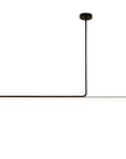 LAMPA SUFITOWA WISZĄCA LED APP1660-CP Black 140cm  1
