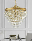 Lampa kryształowa wisząca APP1621-3CP Gold  8